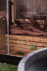 4 Person Contrast Therapy Bundle —  Sauna + Ice Bath