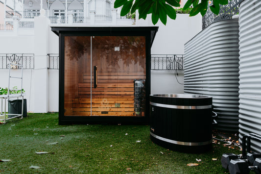6 Person Contrast Therapy Bundle —  Sauna + Ice Bath