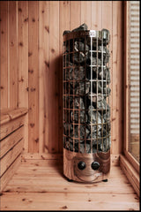 6 Person Black Jaguar Edition Outdoor Traditional Sauna