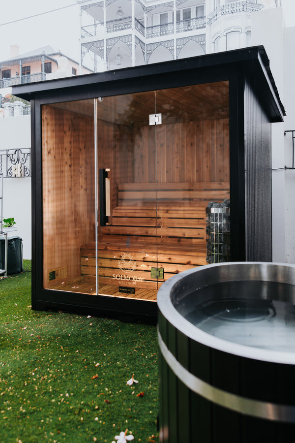 Black Jaguar Edition Outdoor Traditional Sauna