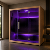 Indoor infrared saunas