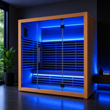 Indoor infrared saunas