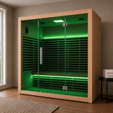 Indoor infrared saunas