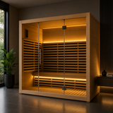 4–5 Person Infrared Sauna Room — Canadian Hemlock | Ultimate Detox & Wellness