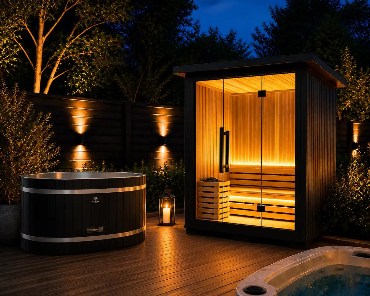 6 Person Contrast Therapy Bundle —  Sauna + Ice Bath