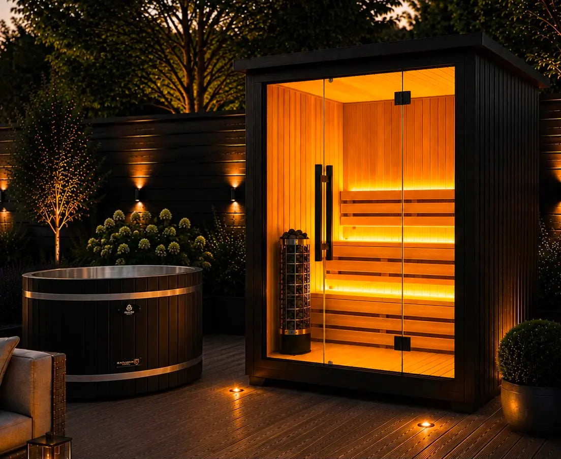 6 Person Contrast Therapy Bundle —  Sauna + Ice Bath