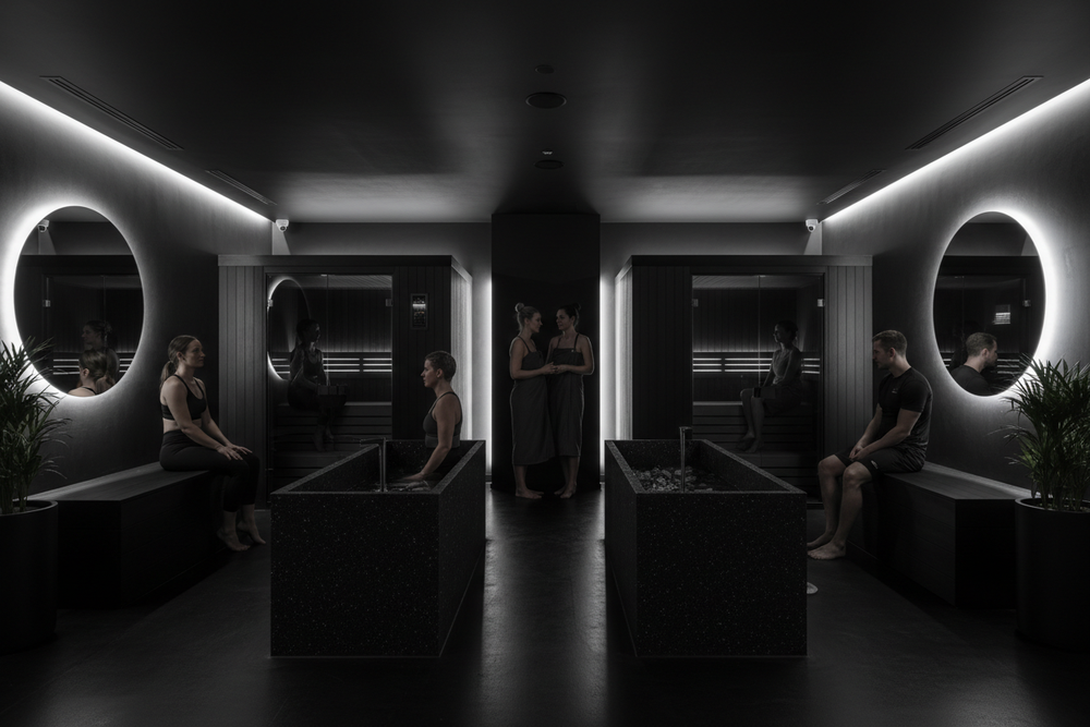 dont like it - make it look like our saunas and ice baths black ones 